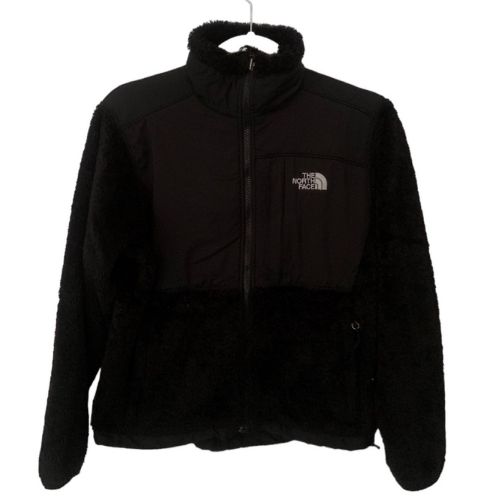 The North Face Women’s Black XS Fuzzy Fleece Polartec Denali Zip Front Jacket